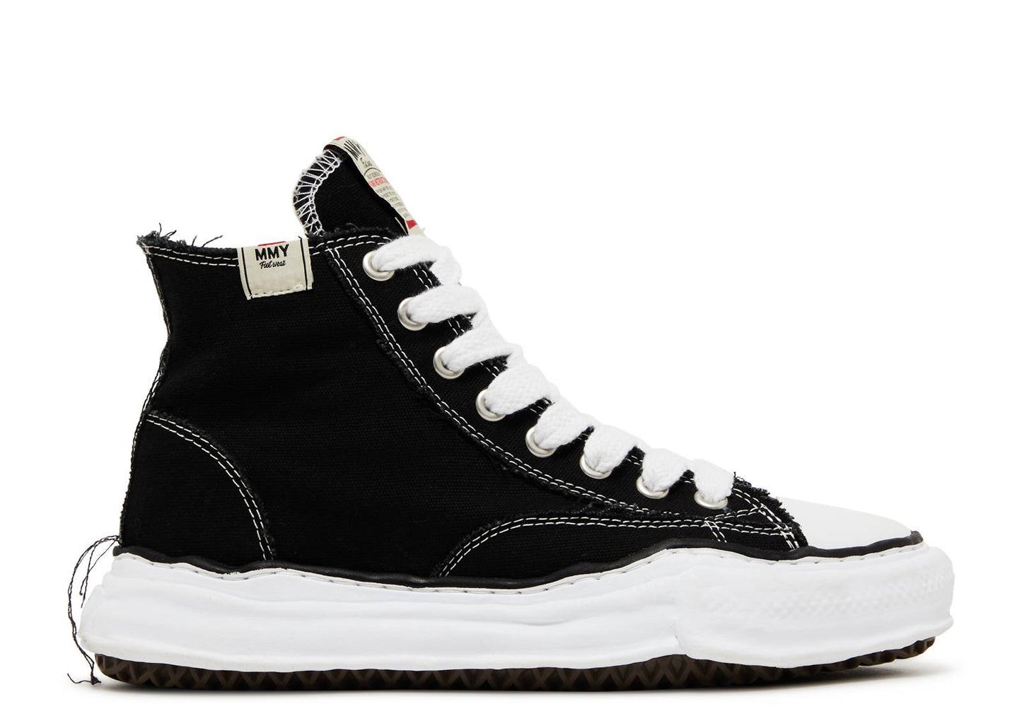 Maison Mihara Yasuhiro Peterson OG Sole Canvas High Black White