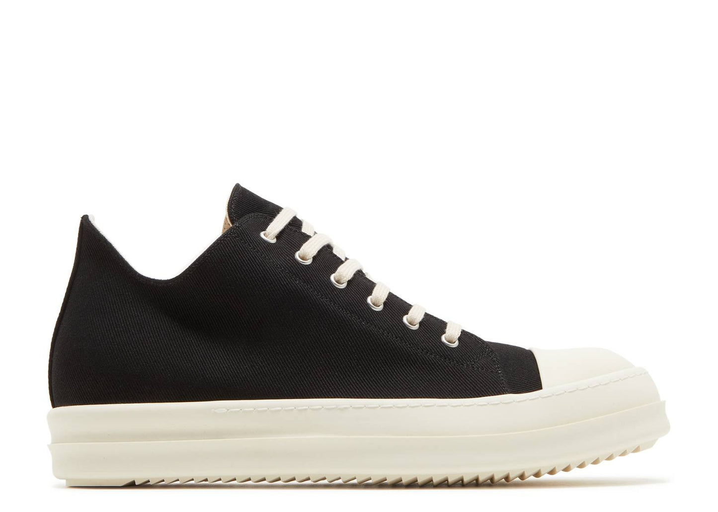 Rick Owens DRKSHDW Strobe Cotton Denim Low Black Milk