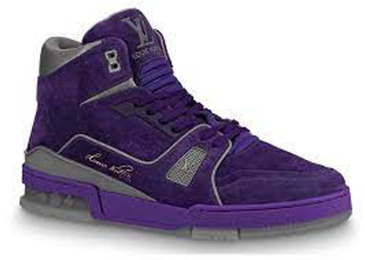 Purple Lv Shoes Hightop